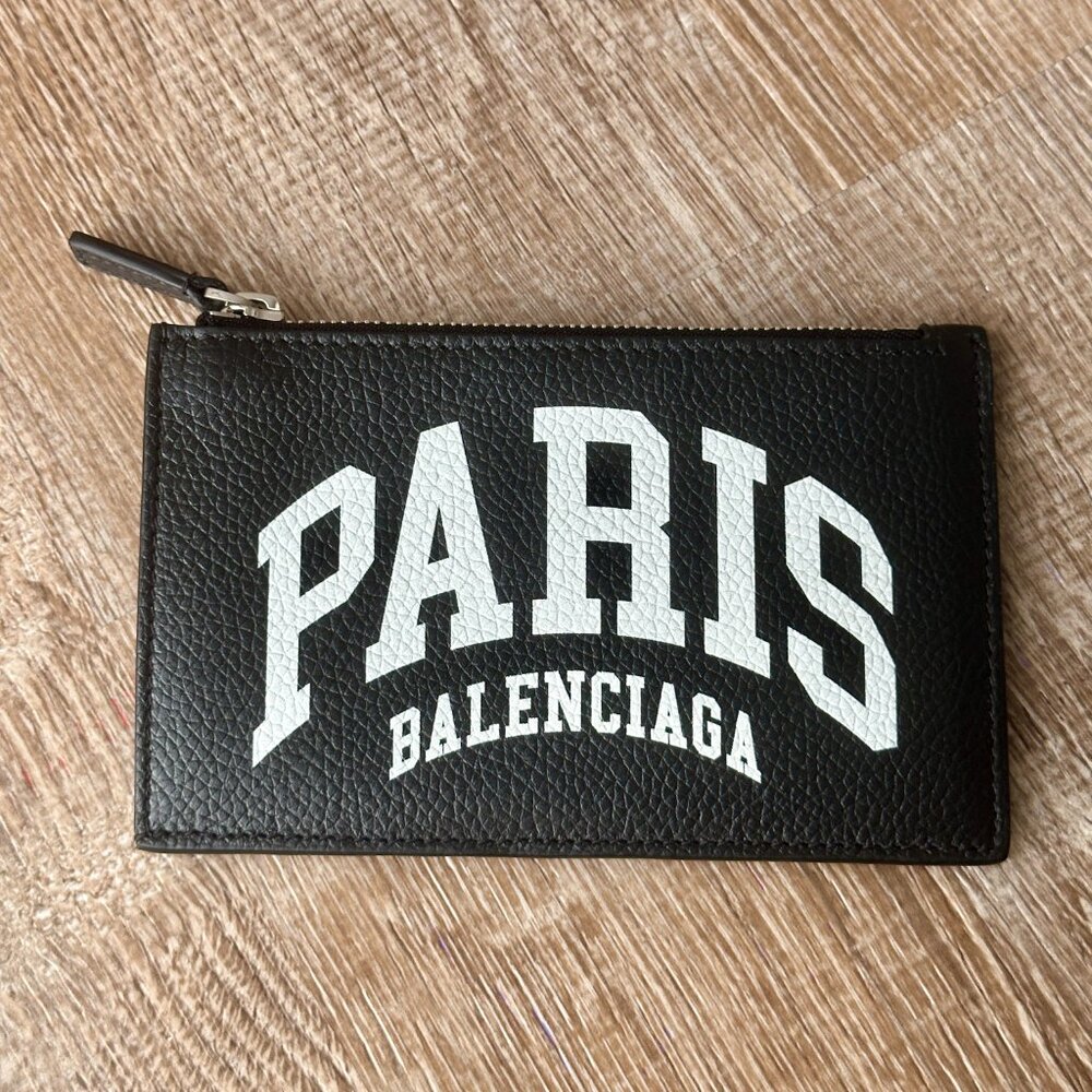 BALENCIAGA Cities Paris Cash Coin & Card Holder